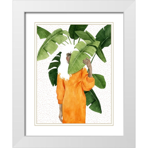 Daughter Nature II White Modern Wood Framed Art Print with Double Matting by Popp, Grace