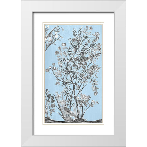 Tree of Life Chinoi I White Modern Wood Framed Art Print with Double Matting by Wang, Melissa
