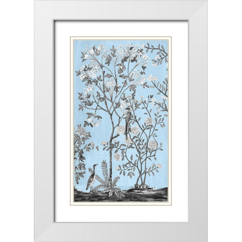 Tree of Life Chinoi II White Modern Wood Framed Art Print with Double Matting by Wang, Melissa