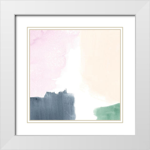 Color Swatch IX White Modern Wood Framed Art Print with Double Matting by Vess, June Erica