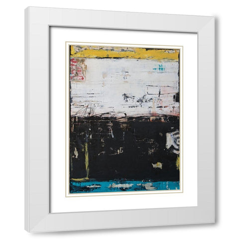 Down and Dirty White Modern Wood Framed Art Print with Double Matting by Ashley, Erin