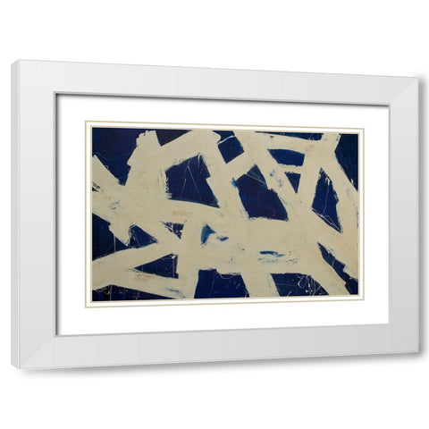 In the Rhythm White Modern Wood Framed Art Print with Double Matting by Ashley, Erin