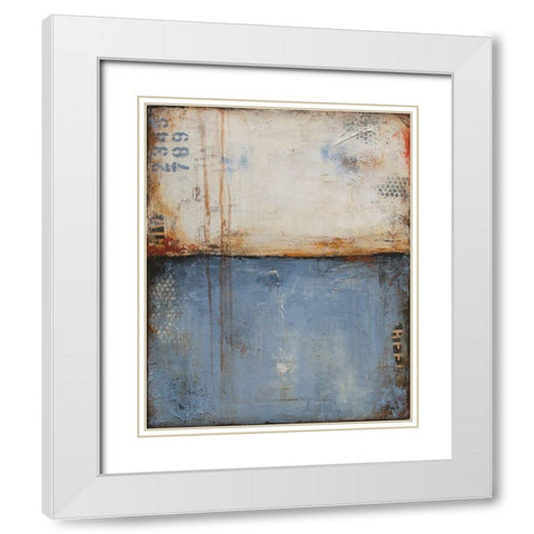 Promised Time White Modern Wood Framed Art Print with Double Matting by Ashley, Erin