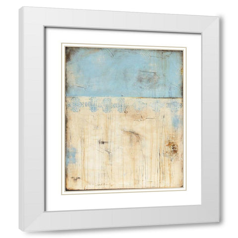 Shabby Cottage White Modern Wood Framed Art Print with Double Matting by Ashley, Erin