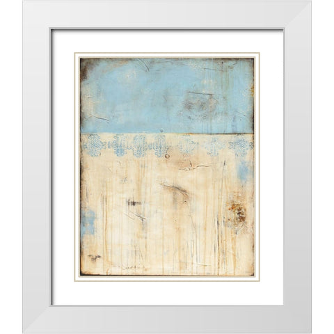Shabby Cottage White Modern Wood Framed Art Print with Double Matting by Ashley, Erin