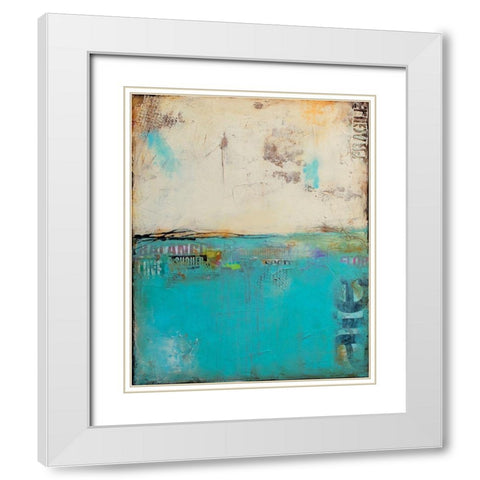 Urban Edge White Modern Wood Framed Art Print with Double Matting by Ashley, Erin