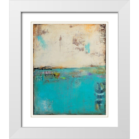 Urban Edge White Modern Wood Framed Art Print with Double Matting by Ashley, Erin
