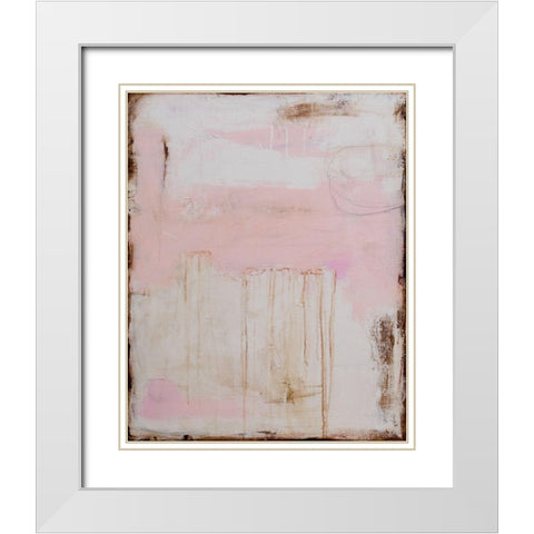 Soft Sounds White Modern Wood Framed Art Print with Double Matting by Ashley, Erin