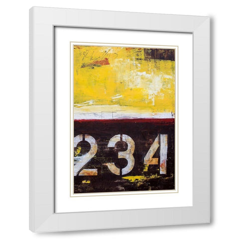 Junction 234 II White Modern Wood Framed Art Print with Double Matting by Ashley, Erin