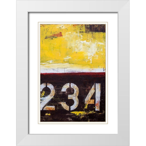 Junction 234 II White Modern Wood Framed Art Print with Double Matting by Ashley, Erin