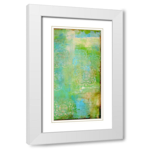 Vintage Summer I White Modern Wood Framed Art Print with Double Matting by Ashley, Erin