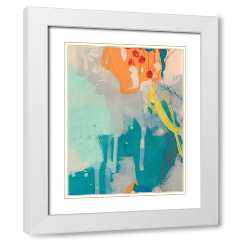 Escape Hatch II White Modern Wood Framed Art Print with Double Matting by Vess, June Erica