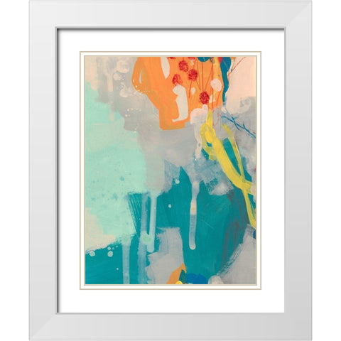 Escape Hatch II White Modern Wood Framed Art Print with Double Matting by Vess, June Erica