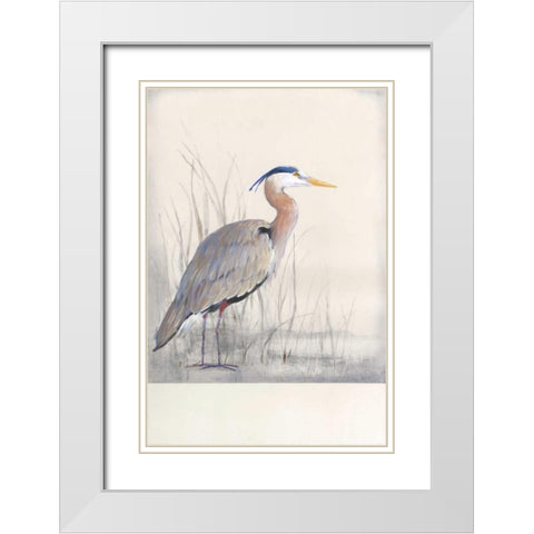 Keeping Watch I White Modern Wood Framed Art Print with Double Matting by OToole, Tim