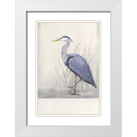 Non-Embellished Keeping Watch II White Modern Wood Framed Art Print with Double Matting by OToole, Tim