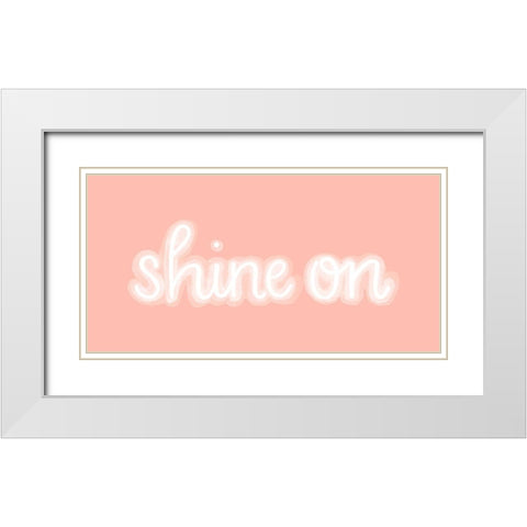 You Glow II White Modern Wood Framed Art Print with Double Matting by Popp, Grace