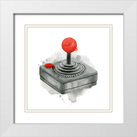 Gamer VI White Modern Wood Framed Art Print with Double Matting by Popp, Grace