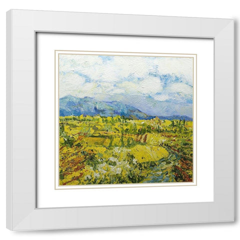 Going 120 White Modern Wood Framed Art Print with Double Matting by Friedlander, Allen