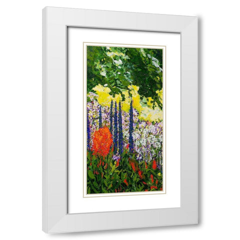 Under the Branch I White Modern Wood Framed Art Print with Double Matting by Friedlander, Allen