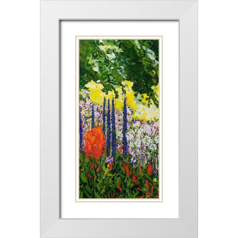 Under the Branch I White Modern Wood Framed Art Print with Double Matting by Friedlander, Allen