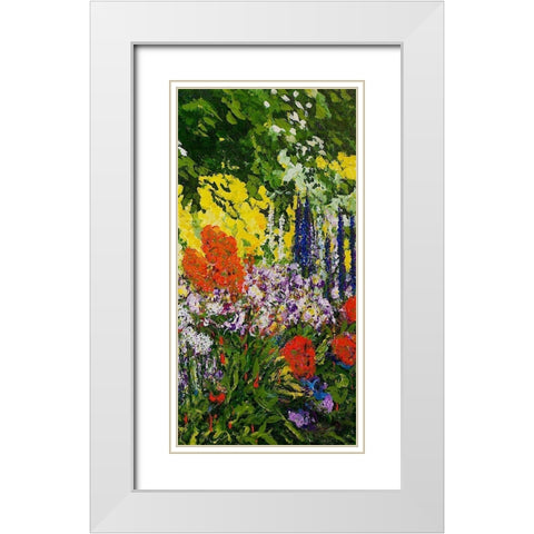 Under the Branch II White Modern Wood Framed Art Print with Double Matting by Friedlander, Allen