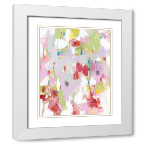 Accent Color I White Modern Wood Framed Art Print with Double Matting by OToole, Tim