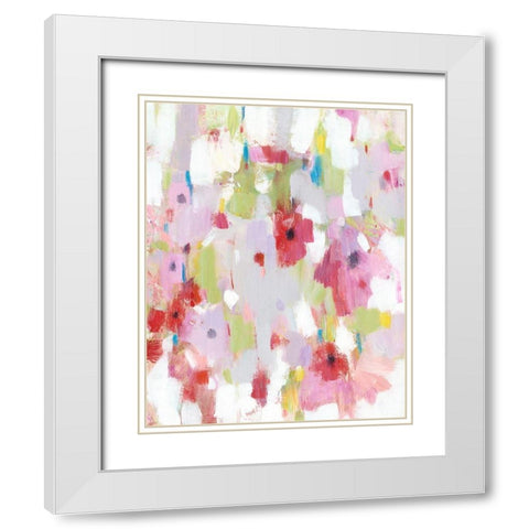 Accent Color II White Modern Wood Framed Art Print with Double Matting by OToole, Tim