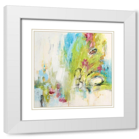 Wish You Were Here I White Modern Wood Framed Art Print with Double Matting by Bothne, Janet