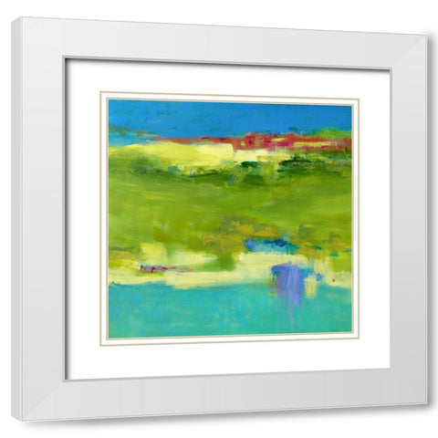 Field Notes White Modern Wood Framed Art Print with Double Matting by Bothne, Janet