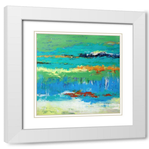Moreover White Modern Wood Framed Art Print with Double Matting by Bothne, Janet