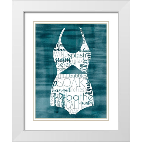 Suit Speak I White Modern Wood Framed Art Print with Double Matting by Popp, Grace