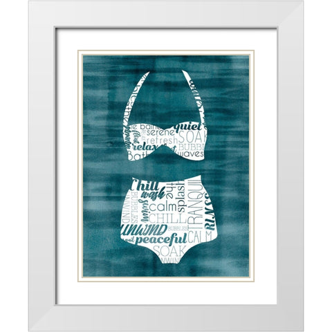Suit Speak III White Modern Wood Framed Art Print with Double Matting by Popp, Grace