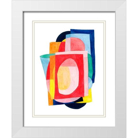 Launder I White Modern Wood Framed Art Print with Double Matting by Popp, Grace