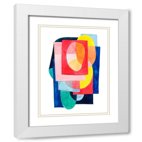 Launder II White Modern Wood Framed Art Print with Double Matting by Popp, Grace