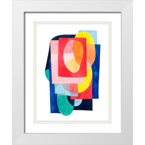Launder II White Modern Wood Framed Art Print with Double Matting by Popp, Grace
