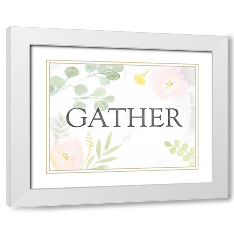 Farmhouse Sayings II White Modern Wood Framed Art Print with Double Matting by Borges, Victoria