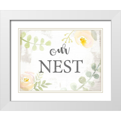 Farmhouse Sayings V White Modern Wood Framed Art Print with Double Matting by Borges, Victoria