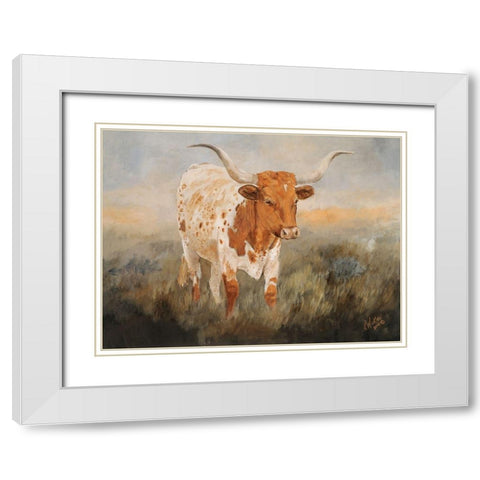 As Time Goes By I White Modern Wood Framed Art Print with Double Matting by Winkler, Kathy