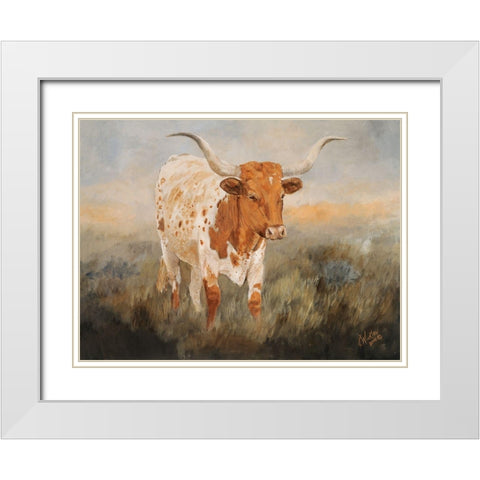 As Time Goes By I White Modern Wood Framed Art Print with Double Matting by Winkler, Kathy