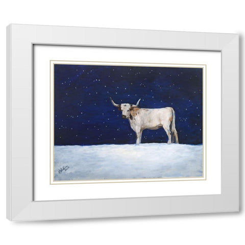 Journey Through the Snow III White Modern Wood Framed Art Print with Double Matting by Winkler, Kathy