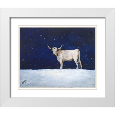 Journey Through the Snow III White Modern Wood Framed Art Print with Double Matting by Winkler, Kathy