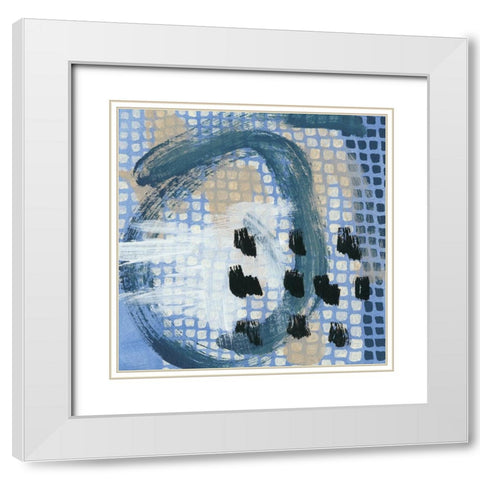 Dwellings IV White Modern Wood Framed Art Print with Double Matting by Zarris, Chariklia