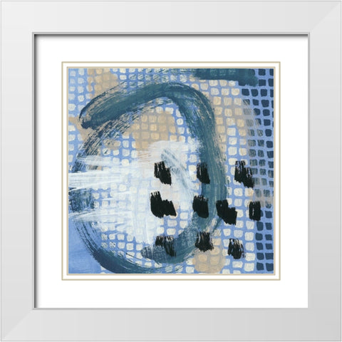 Dwellings IV White Modern Wood Framed Art Print with Double Matting by Zarris, Chariklia