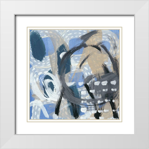 Dwellings VI White Modern Wood Framed Art Print with Double Matting by Zarris, Chariklia