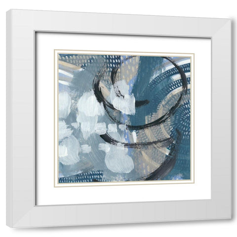 Dwellings VIII White Modern Wood Framed Art Print with Double Matting by Zarris, Chariklia