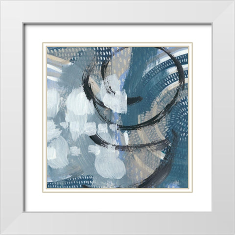 Dwellings VIII White Modern Wood Framed Art Print with Double Matting by Zarris, Chariklia