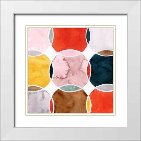 Sensical IV White Modern Wood Framed Art Print with Double Matting by Popp, Grace