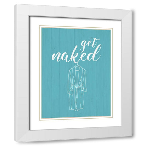 Bathroom Suggestions I White Modern Wood Framed Art Print with Double Matting by Popp, Grace
