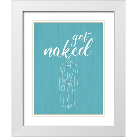 Bathroom Suggestions I White Modern Wood Framed Art Print with Double Matting by Popp, Grace