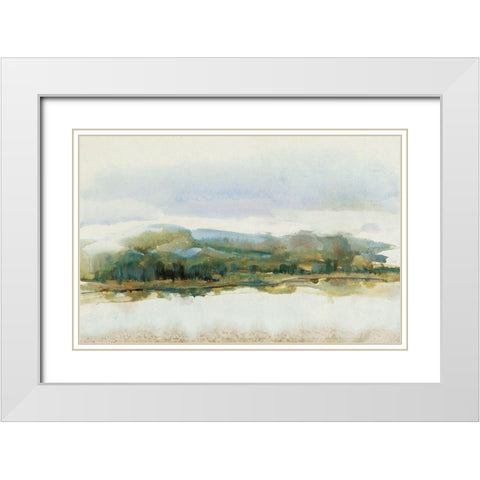 Afternoon Quiet I White Modern Wood Framed Art Print with Double Matting by OToole, Tim
